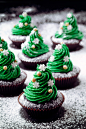 Christmas Tree Cupcakes