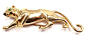 CARTIER Yellow Gold Panther Brooch image 8