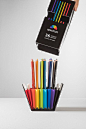 Spectrum 36 colored pencils package design