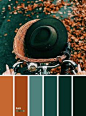 秋季配色方案存档-Fabmood |  婚礼颜色，婚礼主题，婚礼调色板#autumncolours