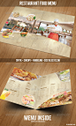 Restaurant Food Menu Template - Food Menus Print Templates