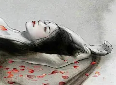 台湾女插画师Jungshan水墨风格插画