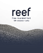REEF - Free Round Font : REEF font is free for commercial and personal use! It's strength lies in simplicity and construction! 