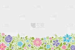 典雅的背景与花复古风格。母亲节、妇女节和情人节。矢量.