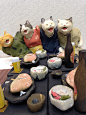 日本佐山猫制作室的作品《猫开宴》
