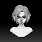 stylized girl, Yun Song