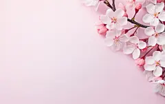 桃花花朵粉色壁纸背景素材