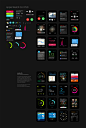 Apple GUI PSD模板！Apple Watch GUI PSD