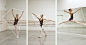 Computer Generated Lines Gracefully Map the Delicate Movements of a Ballet Dancer