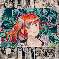 插画日本画师卷田遥-花瓣网|陪你做生活的设计师| Makita Haruka ​​​​