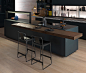 GENIUS LOCI IN MATT SLATE GLASS WITH V-MOTION - Island kitchens from Valcucine | Architonic : GENIUS LOCI IN MATT SLATE GLASS WITH V-MOTION - Designer Island kitchens from Valcucine ✓ all information ✓ high-resolution images ✓ CADs ✓..