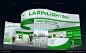 LAPINL兰普照明电器展览展台3d模型