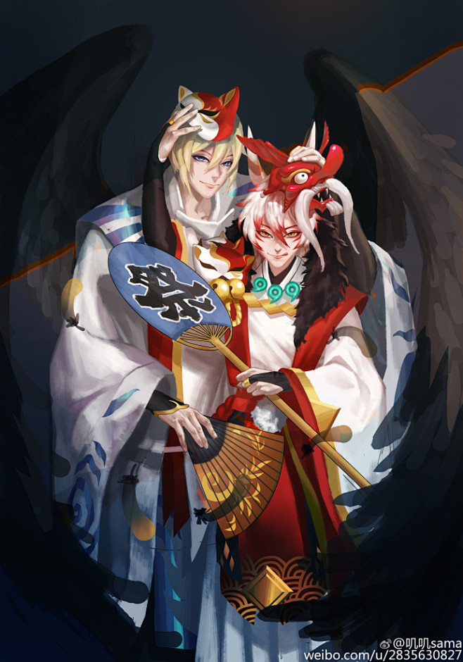 狗崽##阴阳师手游# 换个扇子吧?面具.