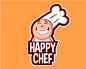 快乐的厨师 - logo设计分享 - LOGO圈