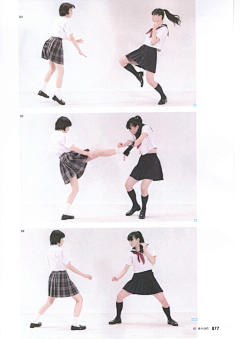 李梳雨采集到pose01-女子高中生动作篇
