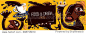 Abstract Cafe Banner  African Style Artwork (Vector Art)