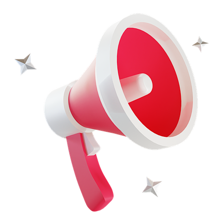 Megaphone 3D Illustr...