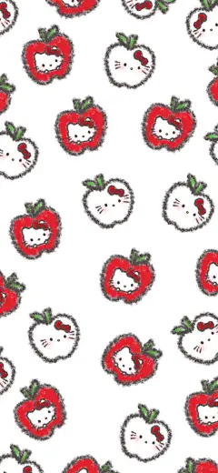 Hellokitty可爱苹果手机壁纸_1_插画师南极企鹅_来自小红书网页版