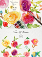 DIY水彩玫瑰 Watercolor Roses DIY