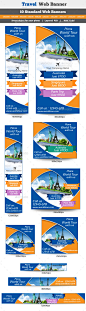 Travel Banners - Banners & Ads Web Elements