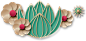 中式立体花 (310)