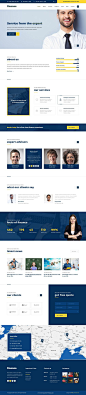 Finance is the Perfect Finance, Consulting & Business PSD Template. This is…: 