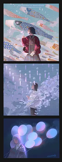作品给人带来无限温暖！MORNCOLOUR 正在创造属于他的美好 : 他曾参与过众多知名电视剧、游戏、唱片、手机等主题插画设计。生活有时是孤独的，但是这份孤独让 MORNCOLOUR 创造了无限的美好。MORNCOLOUR 希望他的作品能够给人们带来温暖。