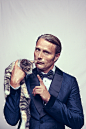 MADS MIKKELSEN : editorial for L'Officiel Hommes Magazine