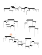 中国风传统水墨徽派建筑地标装饰插画