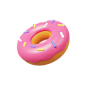 甜甜圈 3D 插图