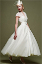 my1950swedding: This dress, though! this is so perfect