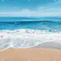 insMind Summer Background Tropical Sand Beach