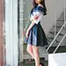清纯美女学生装超短裙性感长腿写真