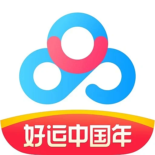 百度网盘应用APP标志LOGO-花瓣网