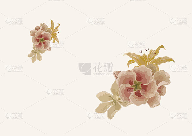 复古绘画矢量图