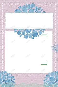 手绘蓝花紫色小清新背景 花 背景 设计图片 免费下载 页面网页 平面电商 创意素材