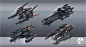 Terran Ships, Tobias Frank : A few more ships of terran origin. Done for Everspace by Rockfish Games.