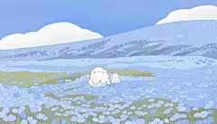 可爱小羊插画cr.只是一只小羊羊_  #ipad壁纸 #电脑壁纸