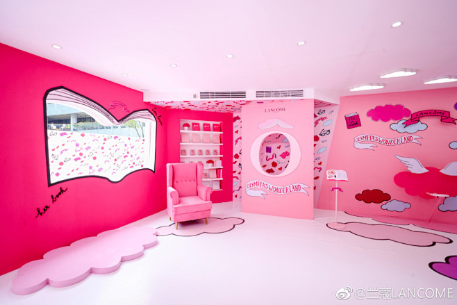 兰蔻奇幻乐园限量彩妆体验店 : 彩妆,2...