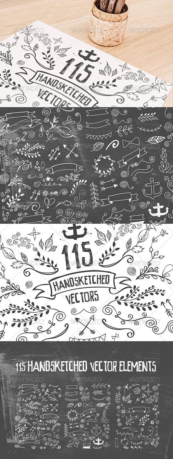 115 Handsketched Vec...