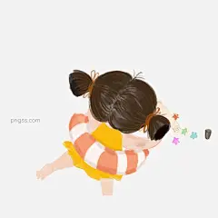 海滩上的女孩和漂流瓶设计可商用元素图片大小2000x2000px 图片尺寸1.31 MB 来自PNG搜索网 pngss.com 免费免扣png素材下载！PSD设计#插画设计#卡通#可爱#趴着#手绘#小女孩#游泳圈#装饰图案#