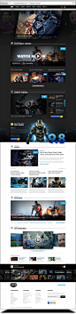 Gametrailers redesign concept by Tom Wozniak, via Behance