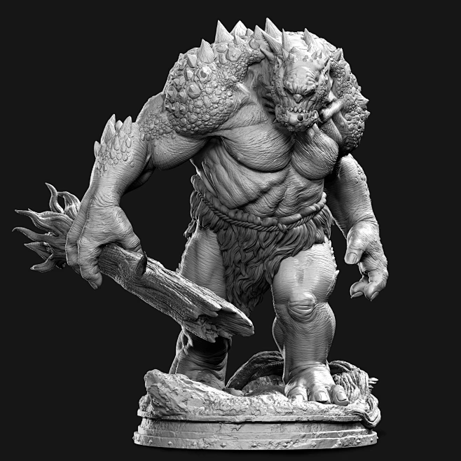 Troll, , ArthurRibeiro - CGSociety-花瓣网