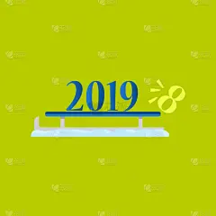 2019,贺卡,新年前夕,阴阳符,摆拍,模板,猪,庆祝,问候