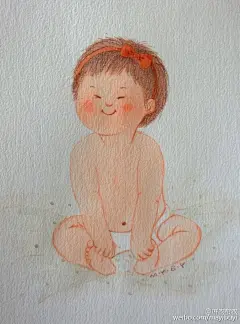 【麻衣布衣儿童插画作品欣赏】
麻衣布衣 (女) ，北京自由插画师。平面设计专业，05年成立傻人居工作室，06年开始插画插画设计，插画家园网站创始人之一。