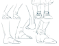 #绘画参考# #转需#
绘画，线稿，局部 手 脚 高跟鞋 动作姿势 画法教程，Amagi_Yoshihito p站id=70271004