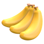 香蕉 3d 插图