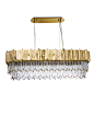 Empire Snooker Suspension Hotel Lobby Chandelier : Created with crystal glass and brass and finished with gold plated, this magnificent lighting piece is capable to give a luxurious and glamorous look to any space. This product is a true jewelry for your