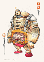 新加坡艺术家 Clog Two ​​​忍者神龟插画/马克笔 手绘