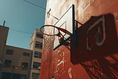 投篮篮球场图片摄影图